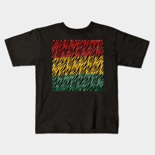 Animal Skin with African Color Style Kids T-Shirt